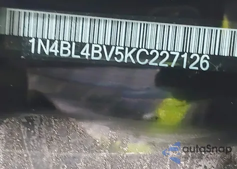 2019 Nissan Altima 2.5 S из США, поврежденный, VIN 1N4BL4BV5KC227126